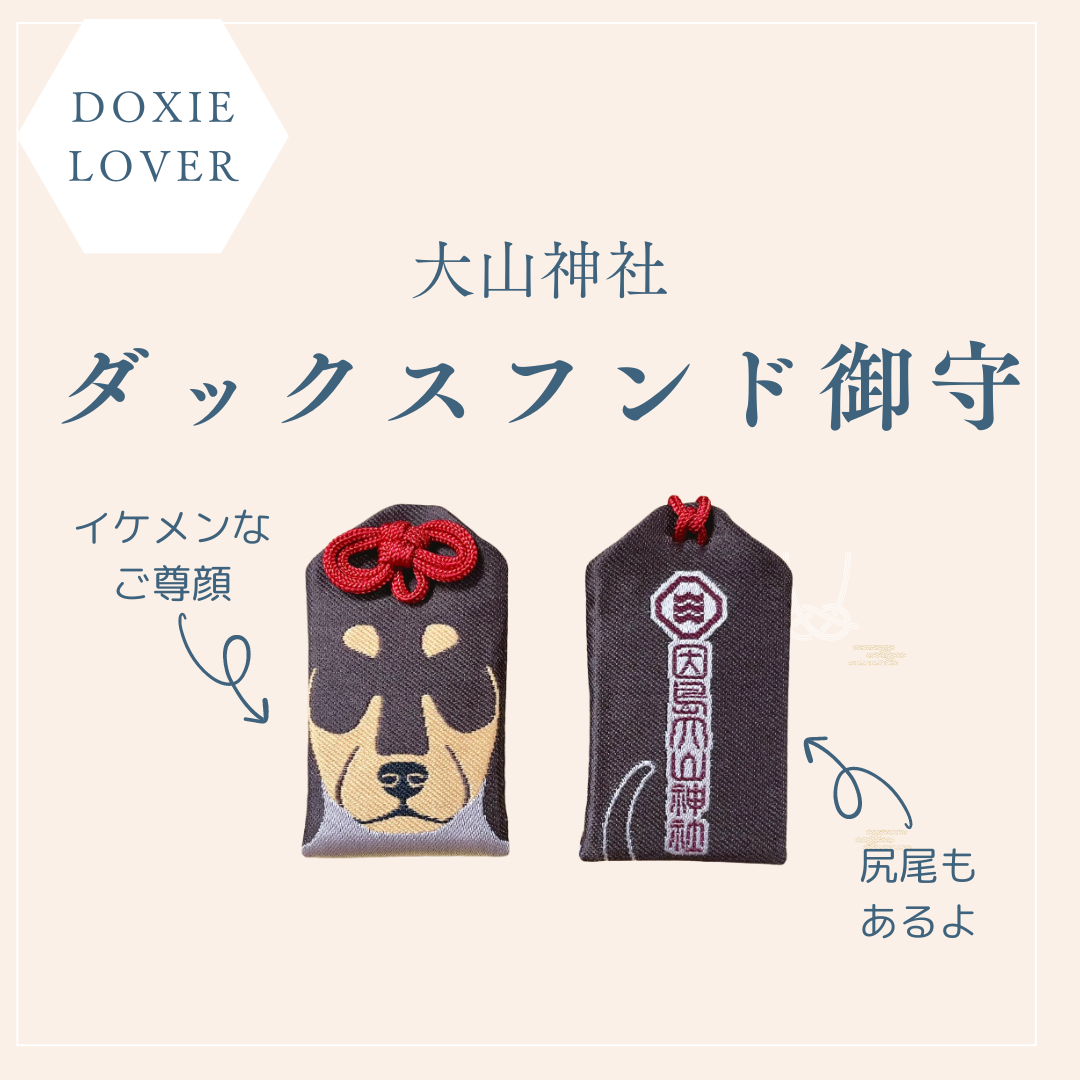 大山神社【ダックスフンド御守】で愛犬の健康と幸せを祈願！