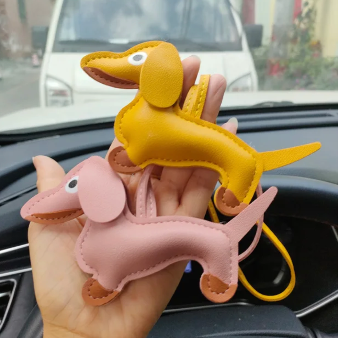 全5カラー ダックスフンド レザーチャーム 全5カラー ダックスフンド レザーチャーム