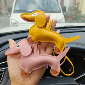 【新カラー登場！】ダックスフンド レザーチャーム