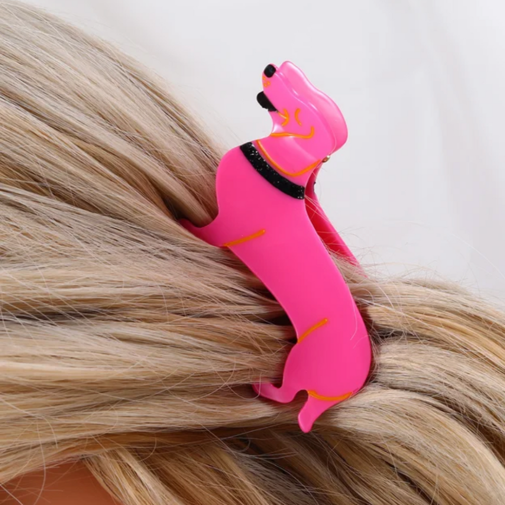 ダックスフンド ヘアクリップ ダックスフンド ヘアクリップ