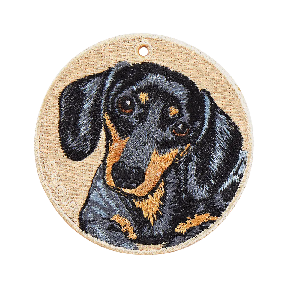 ダックスフンド スムースヘアー ブラック&タン キーチェーン ダックスフンド スムースヘアー ブラック&タン キーチェーン